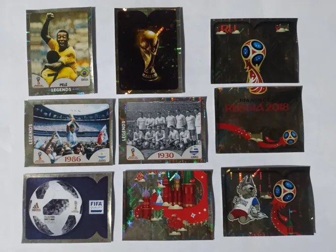  FIGURINHAS COPA DA RÚSSIA LOTE DE(49) - PANINI