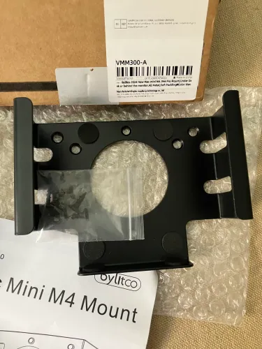 Suporte Vesa + Capa Silicone p/ Mac Mini M4 e M4 PRO (Novo)