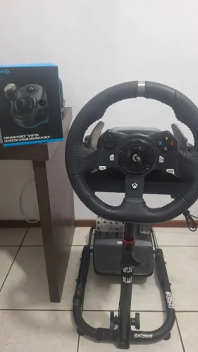 Volante Logitech G920 + Câmbio + Cockpit Extreme Racing