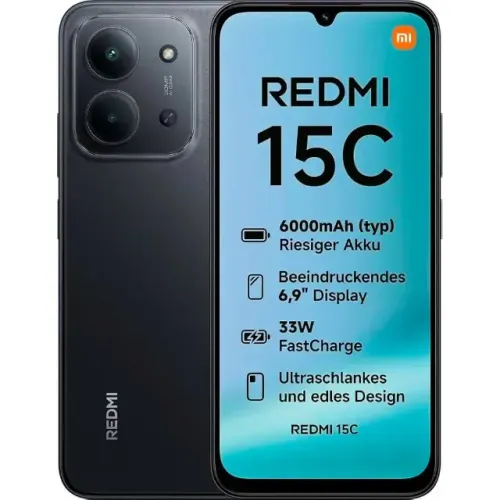 REDMI 15C 256GB/8GB RAM - 1 ANO DE GARANTIA