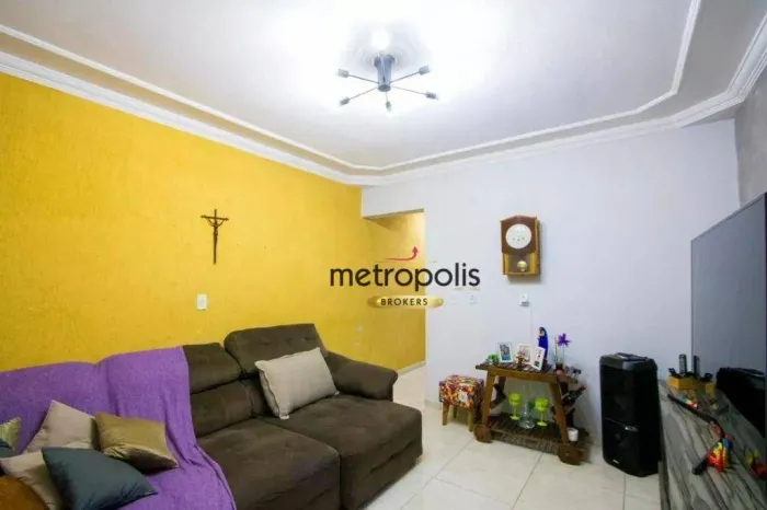 Sobrado com 3 dormitórios à venda, 198 m² por R$ 580.000,00 - Parque Gerassi - Santo André