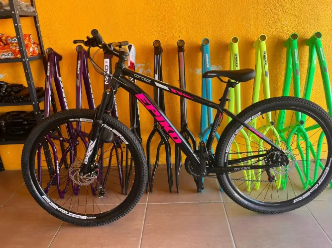 Bicicletas novas na promoção