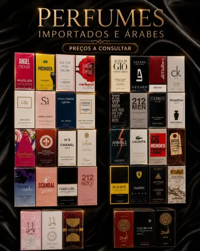 Perfumes Importados e Árabes Inspirados