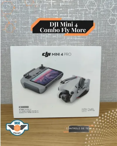 Drone DJI Mini 4 Pro Fly More Combo (Com tela)