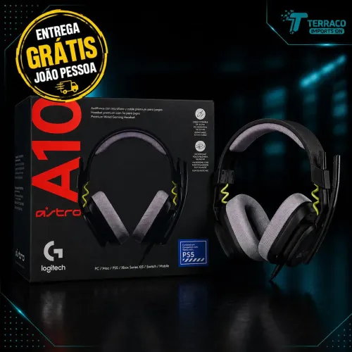Headset Gamer Logitech A10