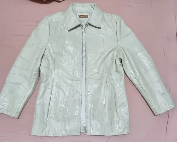 Blusa se frio de couro original  