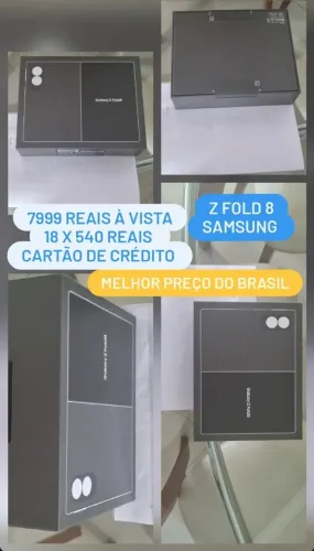 Z fold 8 lacrado NF
