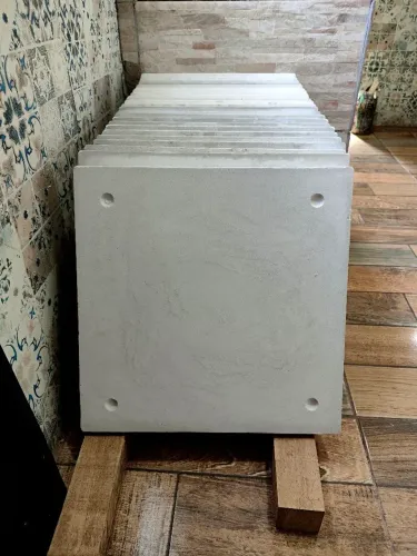 Placa de gesso 3D com forma