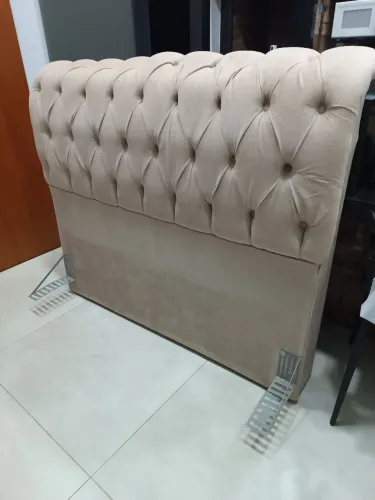 Cabeceira painel Suede (casal)