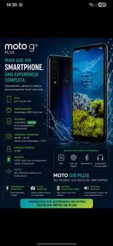 SMARTPHONE MOTO G 8 PLUS