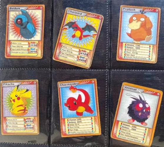 Lote de Cards Pokémon Antigos da 1° geração + Entei ex e Heatran