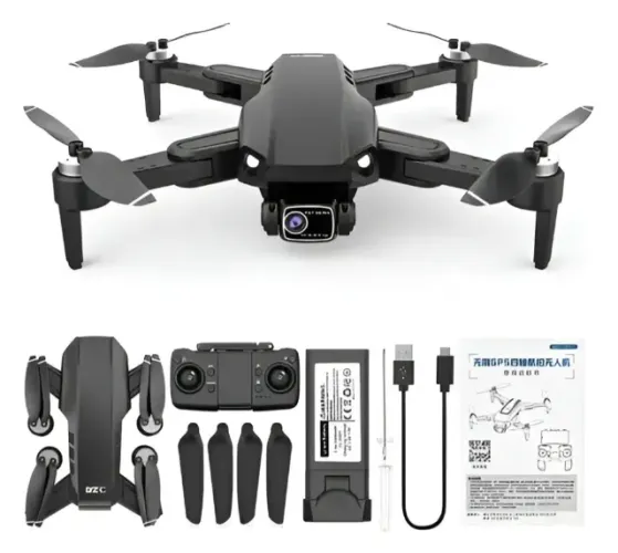 Drone Lyzrc L900 Pro Profissional 4k Gps 5ghz 2 Bateria Top Cor Preto