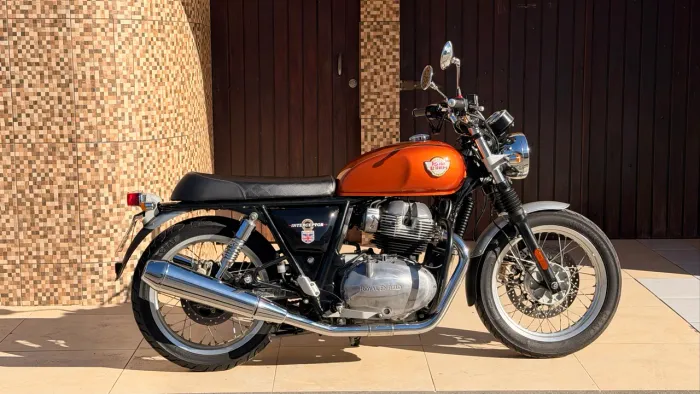 Royal Enfield Interceptor 650 (22/23) - Orange Crush - Apenas 6.000km - Estado de Zero