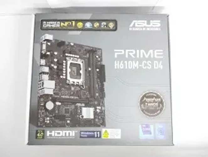 Caixa Vazia Placa Mãe: Asus Prime H610m-cs d4