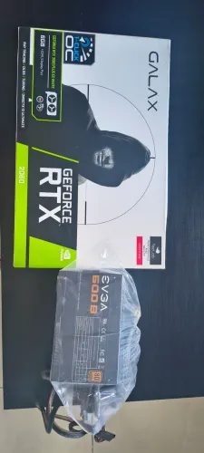 Rtx 2060 Galax + Fonte EVGA 600w 80 plus Bronze