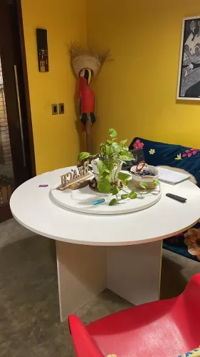 Mesa tampo giratório 