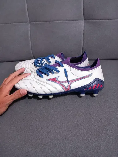 Chuteira Mizuno de couro de canguru original