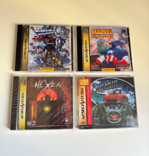 Lote Sega Saturn - Prensados - Reprodução