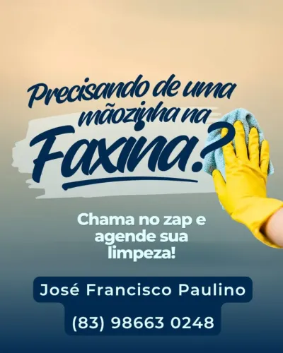 Faxina 190 reais