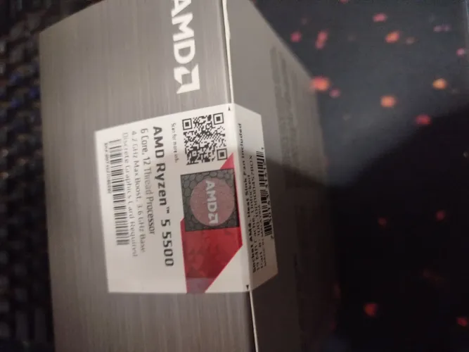 Ryzen 5 5500 novo, lacrado