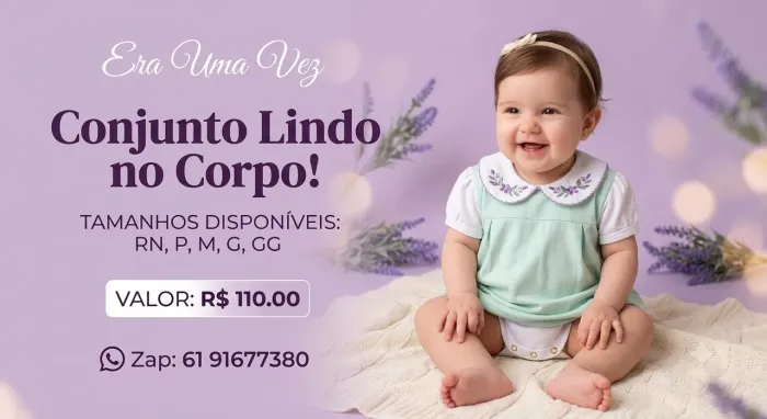 Body luxo bebê