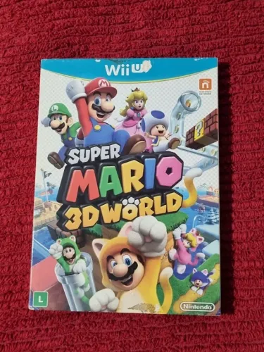 Super Mario 3D World Wii U - Completo Com Luva Nacional