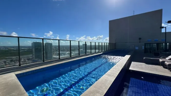 Aluguel Apartamento de 1 quarto mobiliado, com 35 metros, no Pina, Recife - PE