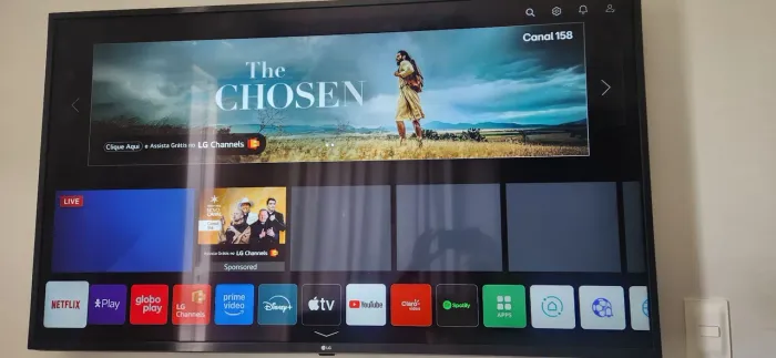 TV 55 Smart LG 4k com comando de voz