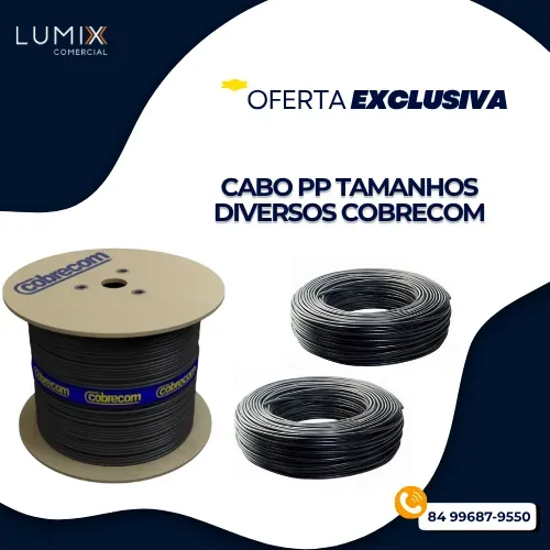 CABO PP DIVERSOS TAMANHOS COBRECOM