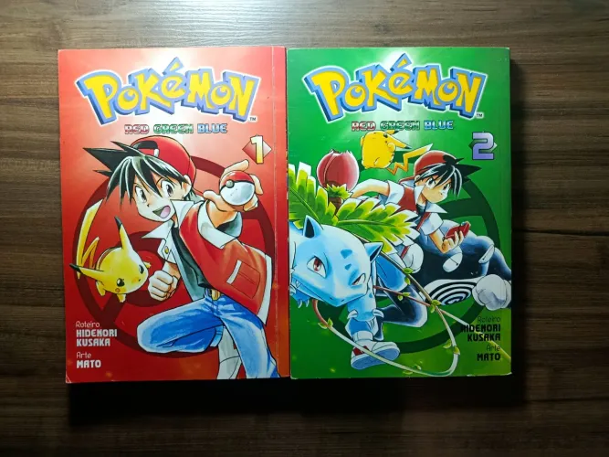 OS DOIS | Mangás pokémon red green blue 