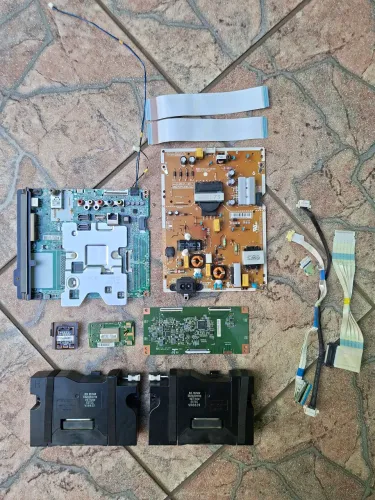 Peças TV LG 50UK6520PSA - Placas, Fonte, T-Con, Wi-Fi e Alto-Falantes