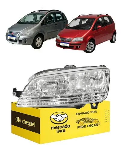Farol Sinaleira Fiat Idea 2006 2007 2008 2009 2010 Esquerdo Esquerdo/motorista