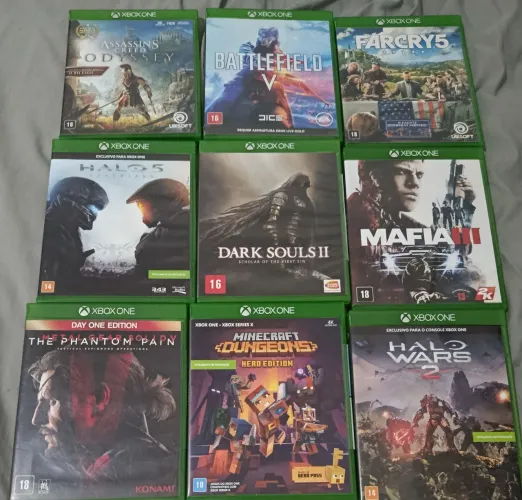 Jogos Xbox One e Xbox 360