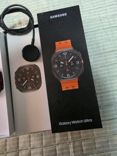 Samsung Galaxy Watch Ultra 2025 Smartwatch 47mm Lte, Galaxy Ai, Titânio