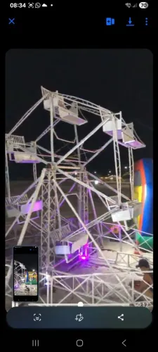 Mini roda gigante Valor 25 mil Aceito cartão parcelo Aceito troca