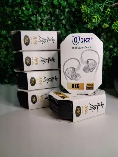 Fone QKZ AK6 Original - Som Potente, Graves Fortes e Qualidade Premium
