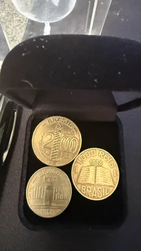Moedas Antigas - Figuras Ilustres