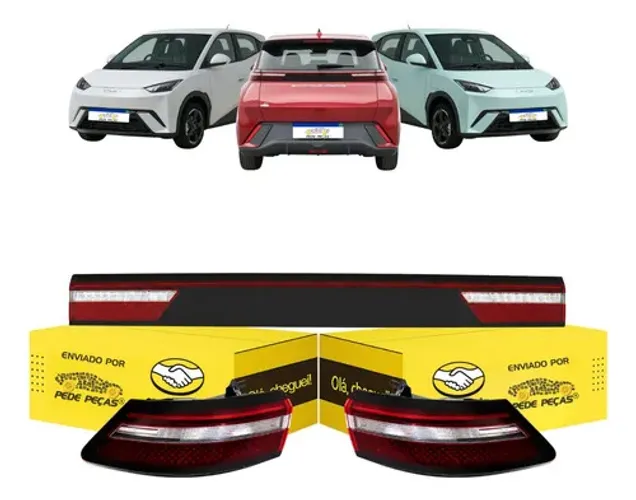 Kit Lanternas Byd Dolphin Mini 24 A 2026 Traseiras E Central Ambos Lados Fumê