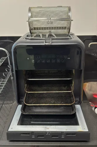 Fritadeira Super Fryer Oster 10L Oven 3 em 1 (127V / 1700W) - Completa!