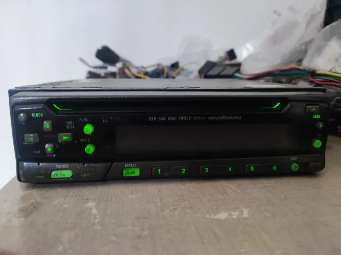 Frente som Pioneer deh-p546(testado funcionando/visor apagado)