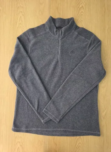 blusa fleece termica quechua cinza gg