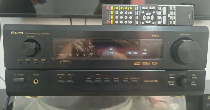 Receiver denon pré amplificador 15kg
