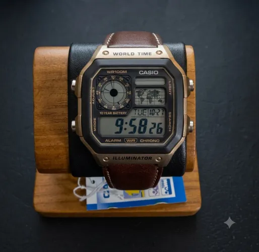 Casio Royale World Time novo