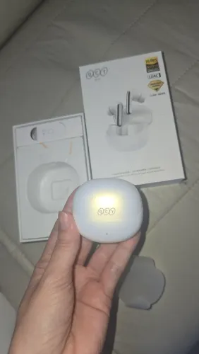 Fones de Ouvido QCY MeloBuds Pro Branco - Funcionando perfeitamente