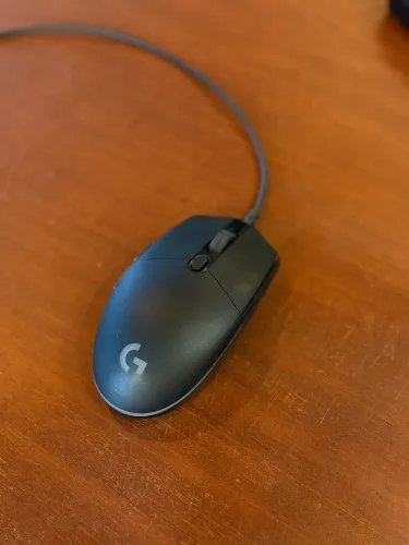 Mouse Ótico Logitech G203 Lightsync Preto