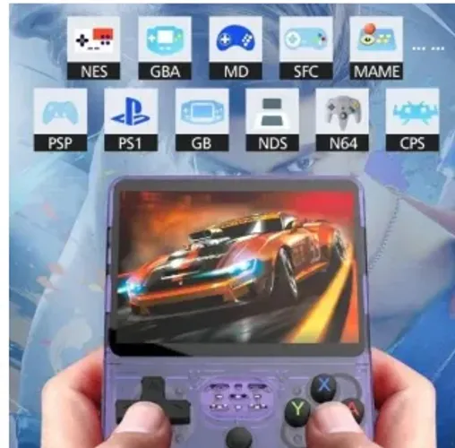 R36S Game Retro Linux Tela Ips 64 GB Vários Games Já Instado