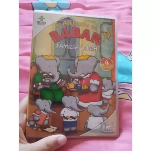 KIT COM 3 DVDS ORIGINAIS - BABAR, CAMUNDONGOS AVENTUREIROS E COCORICÓ