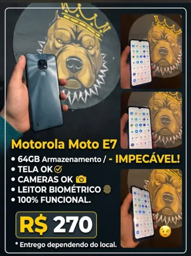 Motorola Moto E7 IMPECÁVEL