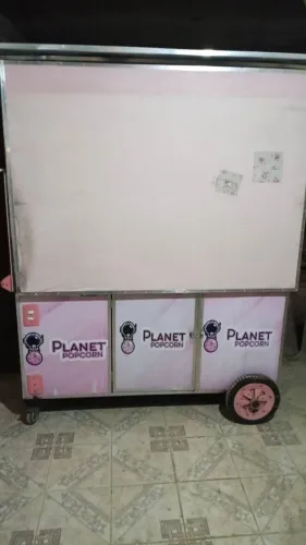 Carrinho de Pipoca Completo Pronto Para Trabalhar