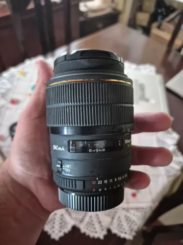 Lente 105mm sigma para nikon